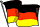 deutsche Flagge mit Link zur deutschen Website